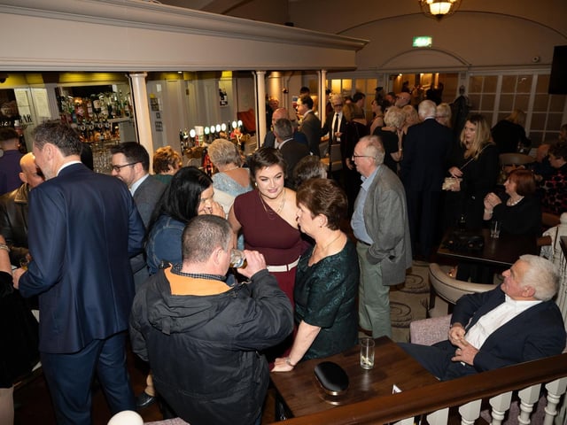 Guests at the 2025 Tip O’Neill Irish Diaspora Awards took place on Friday evening at the Inishowen Gateway Hotel in Buncrana, honouring four exceptional members of the Global Irish community whose achievements reflect the enduring spirit and values of the Irish diaspora. Photo Clive Wasson : .
