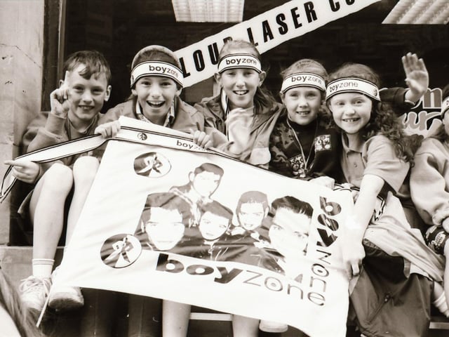 The Boyzone Roadshow in Derry back in July 1995