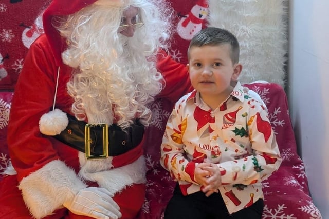 Visitors from the Western Trust's Children’s Disability Service enjoying an amazing Santa experience evening at Destined.