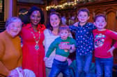 The Mayor Councillor Lilian Seenoi-Barr hosted a Christmas Community event at the Guildhall for people from across the Derry City and Strabane District Council area on Sunday. Picture Martin McKeown. 01.12.24 : Mayor's Community Christmas Party
