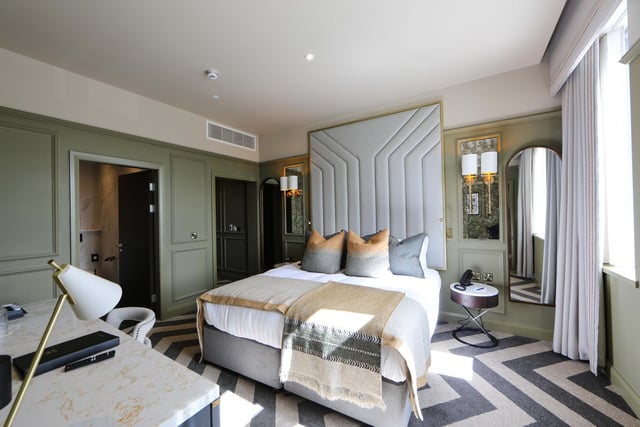 One of the bedrooms in the new Ebrington Hotel