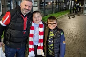 Derry City fans Brian, Eimear and Darragh McBride are all looking forward to Sunday's FAI Cup Final.