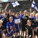 FD Suomi team with Nikolas Talo Finland Under-21s and FG Groningen at Foyle Cup 2022