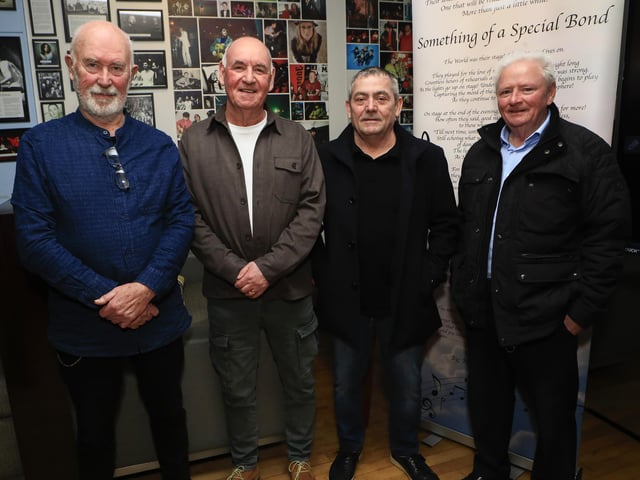 Shaun McCarron, Seamus Boyle, Mickey McGuinness, and Mickey Feeney. (Photo - Tom Heaney, nwpresspics)