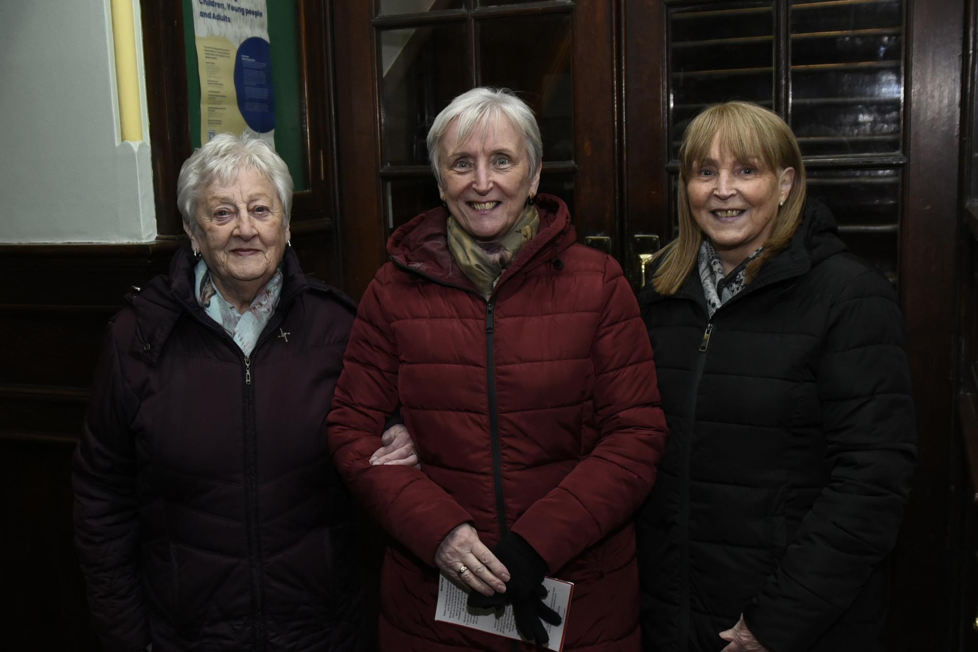 Bernie Good, Briege Gallagher and Rose Curran.
