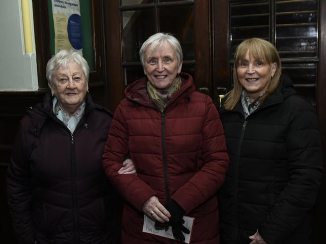 Bernie Good, Briege Gallagher and Rose Curran.