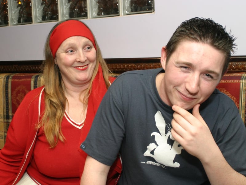 Party celebrations back in 2004: Raymond Roberts