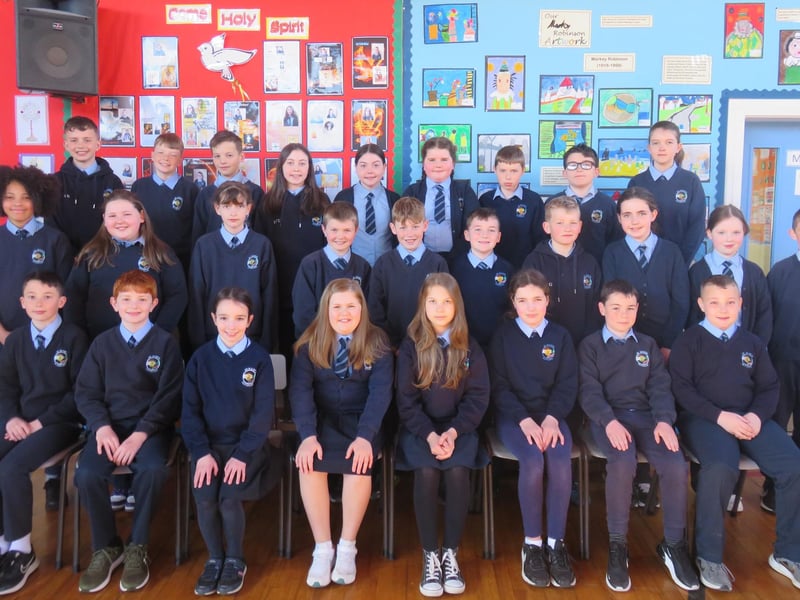 Pupils from St Mary's Primary School, Altinure.