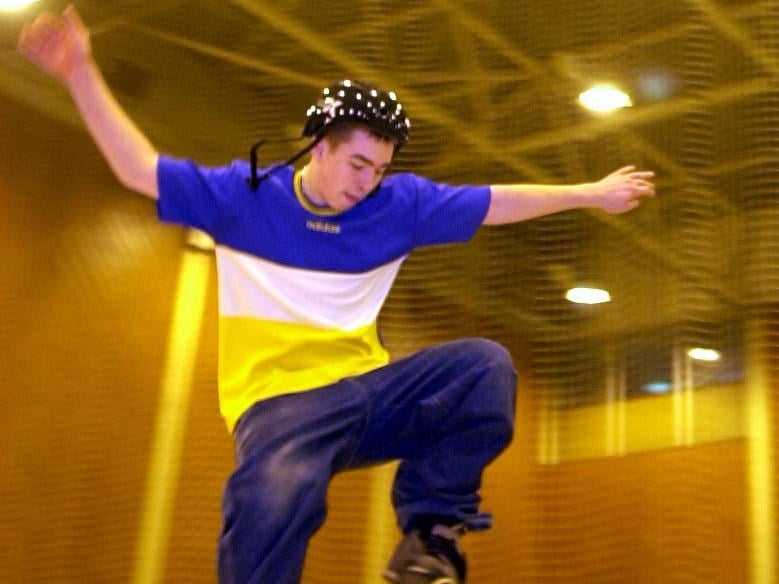 A skater in 2004.