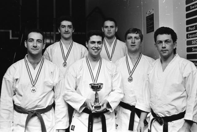 Silver medallists from the Kobushi Karate club