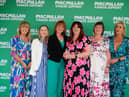 Michelle McCaughley from Lurgan,, Donna Breslin, Maura McClean (Macmillan Cancer Support) from Omagh, Patricia Prosser from DunmurryBernie McNamee from Newtownstewart and Leanne McConnell from Belfast accepting their award.