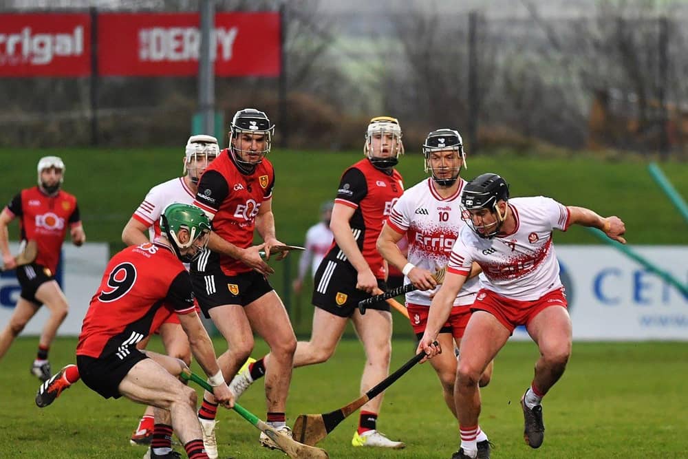 An early goal from Ryan McGill set Derry on their way to a comfortable win in Dungannon on Saturday. Photo: George Sweeney
