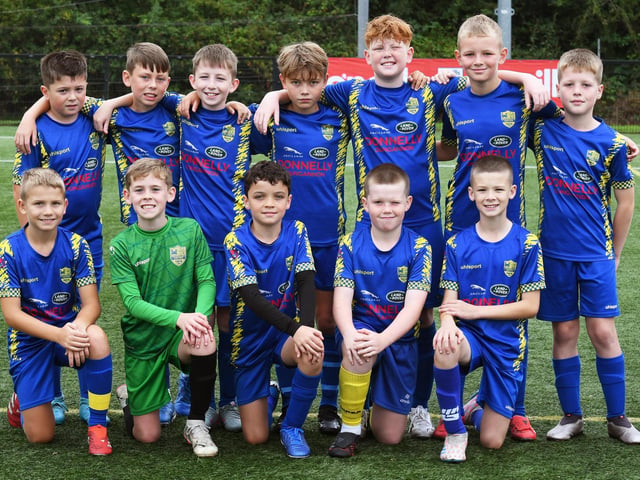 The Dungannon Colts under-11's team pictured at the Vale Centre.