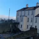 Damage was caused to the former 'Barrack Masters House' at Ebrington Square when Storm Éowyn blew the roof off the building in January.
