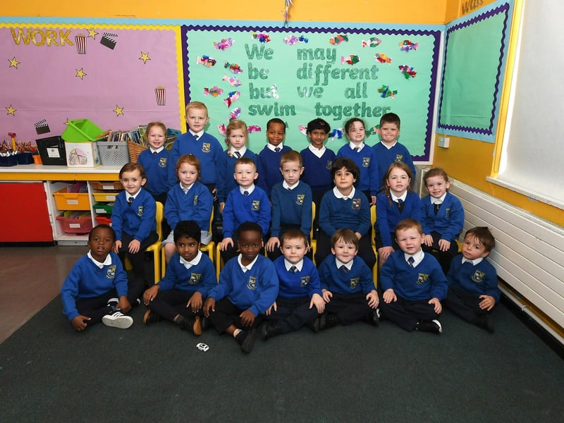 Mrs Quinn's P1 class at Chapel Road Primary School.