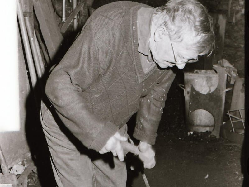 Jack Bell at the blacksmith's forge in Tooban.