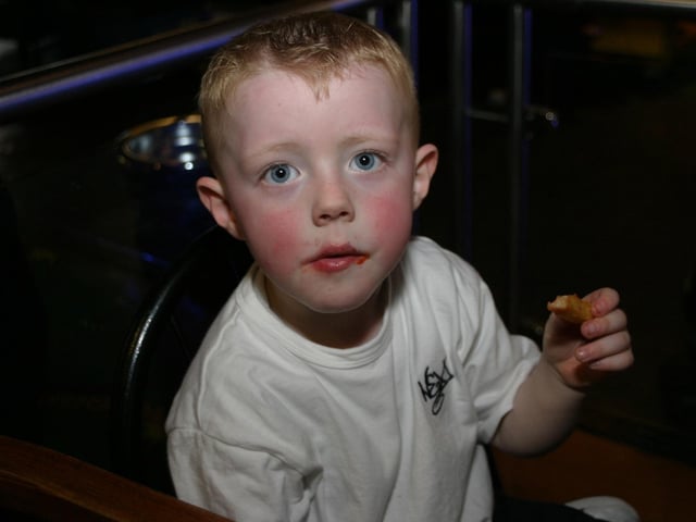 Party celebrations back in April 2004.