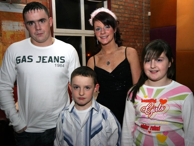 Suzanne pictured with her brothers Conrad,Cian and sister Eva on the occasion of her 18th birthday 0035/JML : .