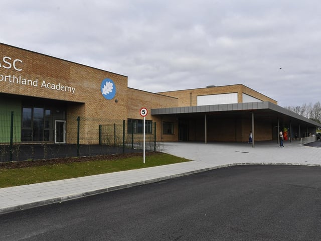 The newly opened Ardnashee School and College Northland Academy, on Northland Road. Photo: George Sweeney