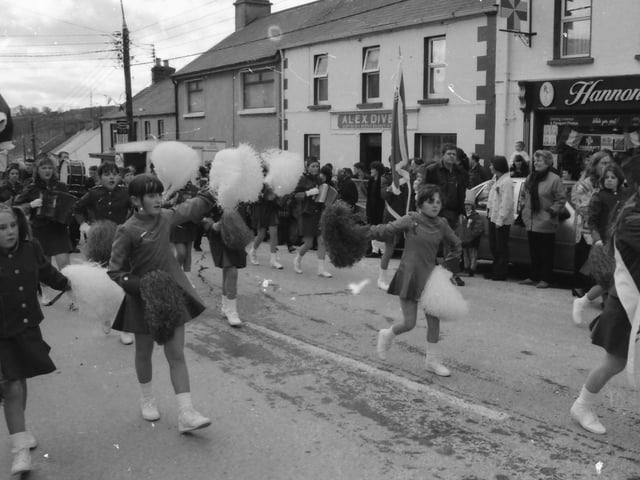 The St. Patrick's Day parade in Moville in 1998.