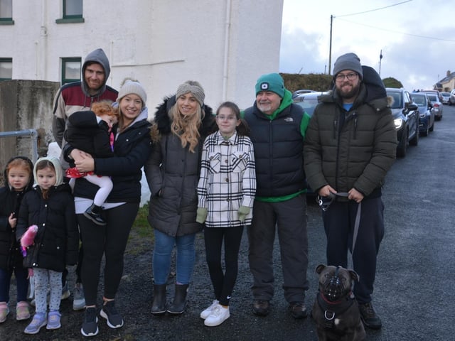 Malin Head Community Christmas Day Swim at Portmor Beach.