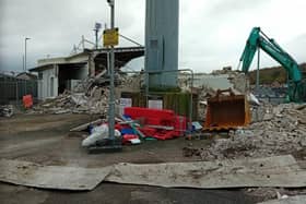 Demolition work gets underway in preparation for new Derry City FC's new North Terrace