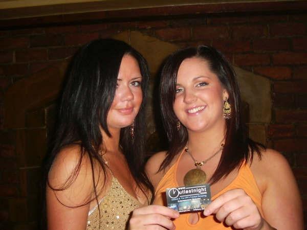 Revellers on a night out in Cafe Roc and Earth in December, 2005.