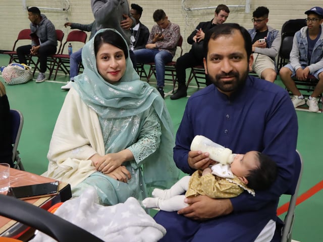 Young and old enjoyed the Eid al-Adha celebrations on Saturday.