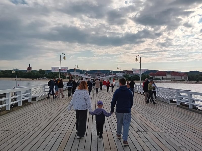 The pier at Sopot is the longest wooden pier in Europe.