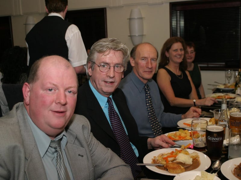 Christmas parties in Derry in December 2003.