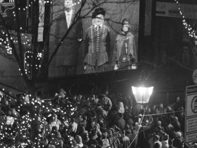 Millennium celebrations in Derry city centre.