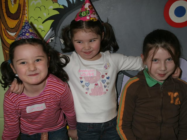 Louise's 4th birthday.