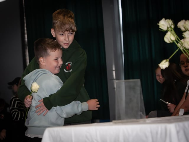 P7 Pupils Sign Off at Greenhaw PS! Jim McCafferty Photography
