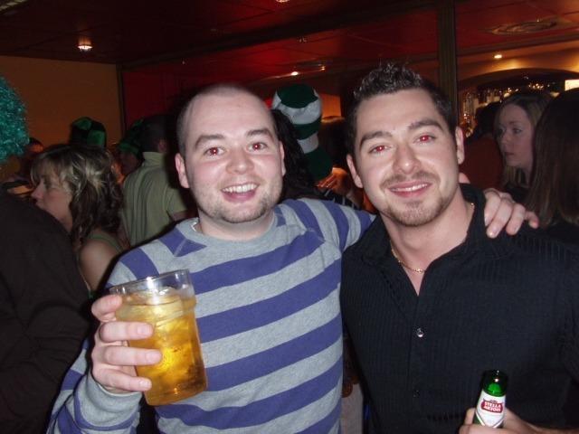 OLYMPUS DIGITAL CAMERA : Pictured are people enjoying the St Patrick's Day celebrations in Derry 20 years ago on March 17, 2005.