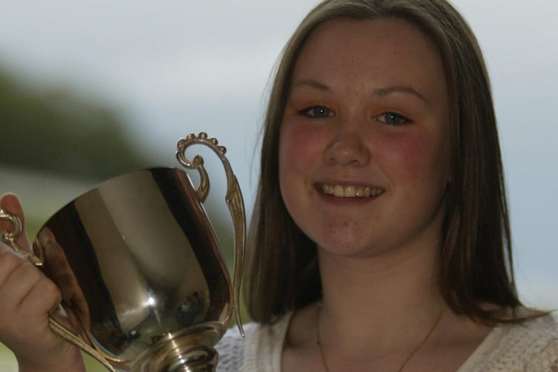 Lucy Tabb from Derry, winner of the Sacred Song competition 12 - 15 yrs.  (1305JB12)