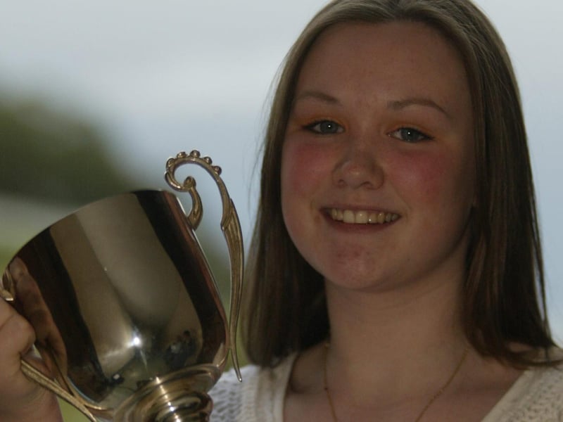 Lucy Tabb from Derry, winner of the Sacred Song competition 12 - 15 yrs. (1305JB12)