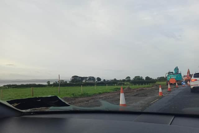 Greenway works ongoing along the Muff to Quigley's Point route in Inishowen.