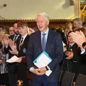 Bill Clinton returned to the Guildhall for the Hume Foundation’s ‘Making Hope and History Rhyme’ event to mark the 25th anniversary of the Good Friday Agreement (GFA).