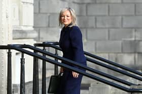 Sinn Fein's Michelle O'Neill is First Minister. (Photo by Charles McQuillan/Getty Images)