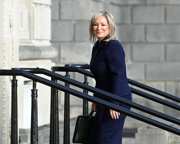 Sinn Fein's Michelle O'Neill is First Minister. (Photo by Charles McQuillan/Getty Images)