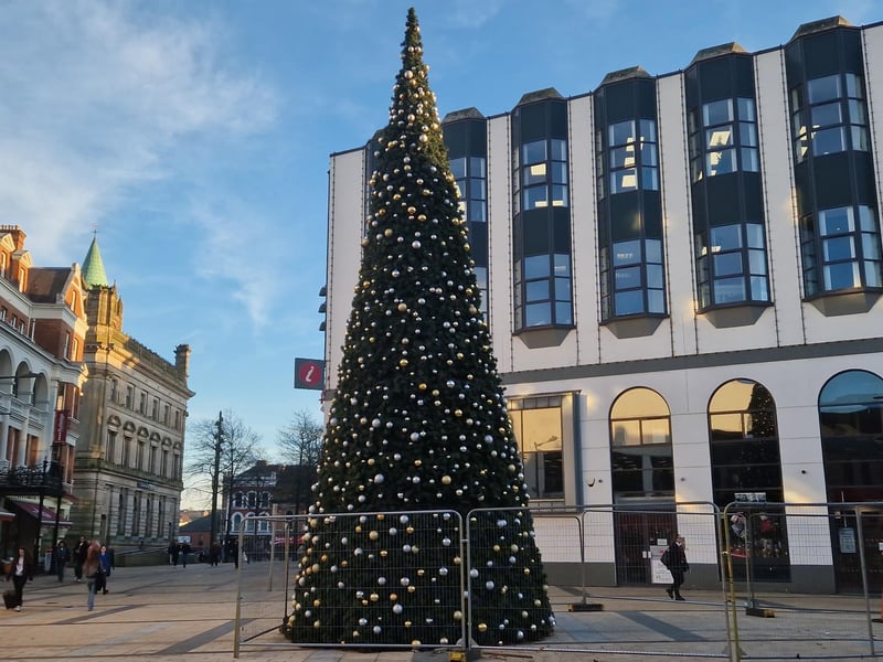 Derry Waterloo Place Christmas tree.