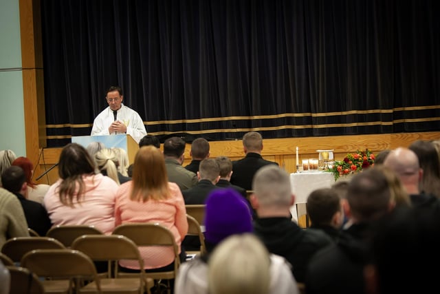 14 photographs of Year 8 Induction Mass being celebrated at St. Joseph ...