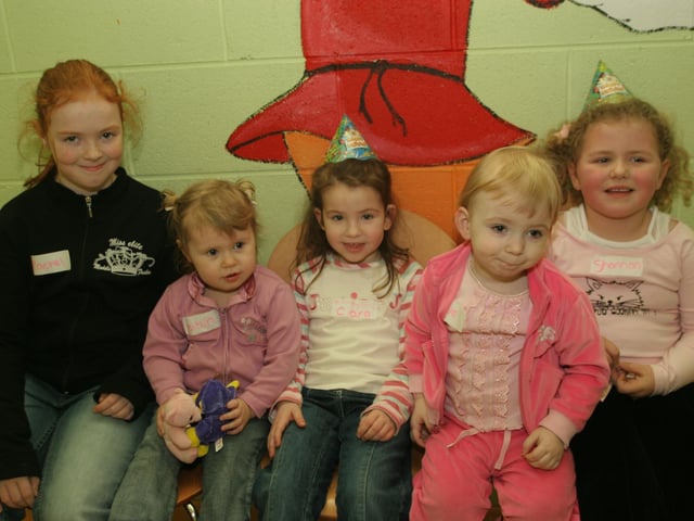 Young Ciara McLaughlin's birthday party back in 2005.