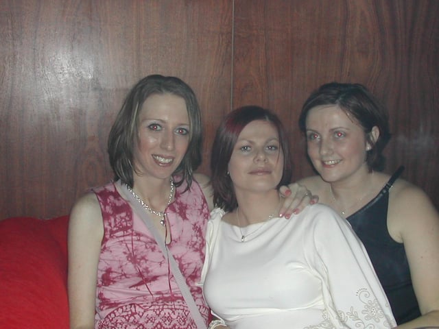 A night out at Sugar nightclub in Derry 2003.