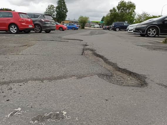 Potholes in Derry ( file picture)
