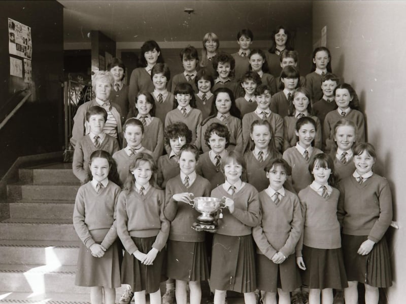 Winners and participants at Feis Dhoire Cholmcille back in 1984.