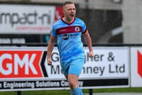 Mikhail Kennedy looked back to his best against Armagh City last week.  Photo: George Sweeney