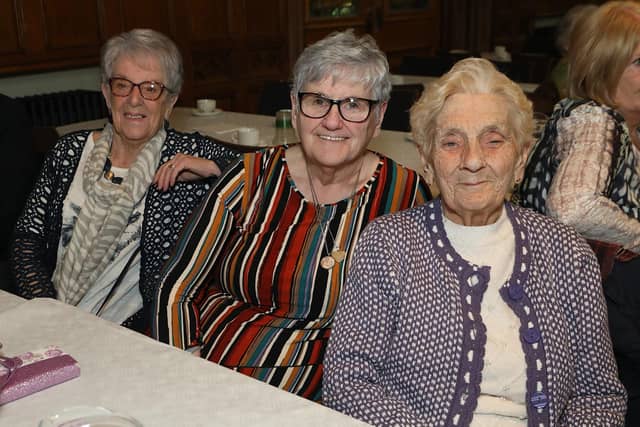 From left, are Moya Colhoun, Elizabeth McGilloway and Sandy Colhoun. (Photo - Tom Heaney, nwpresspics)
