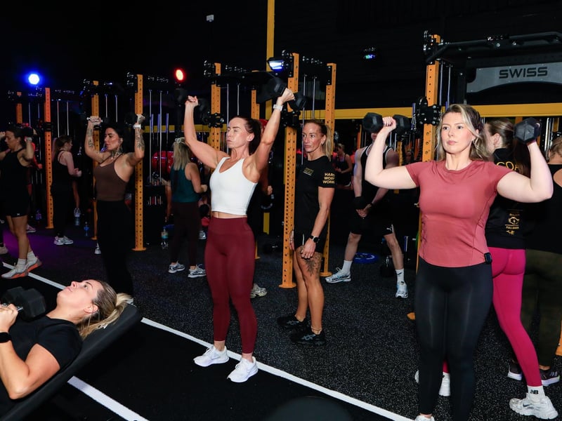 The Opening of Hard Work Works Gym in Ballinaska Business Park on Sunday morning. (Photo - Tom Heaney, nwpresspics)
