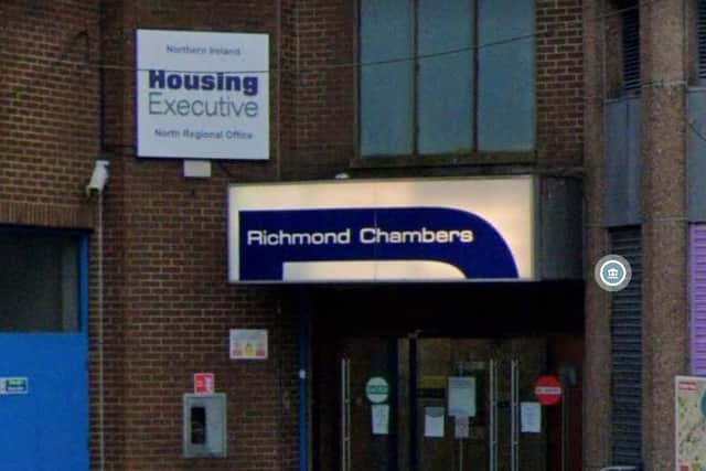 The Housing Executive offices at Richmond Chambers.